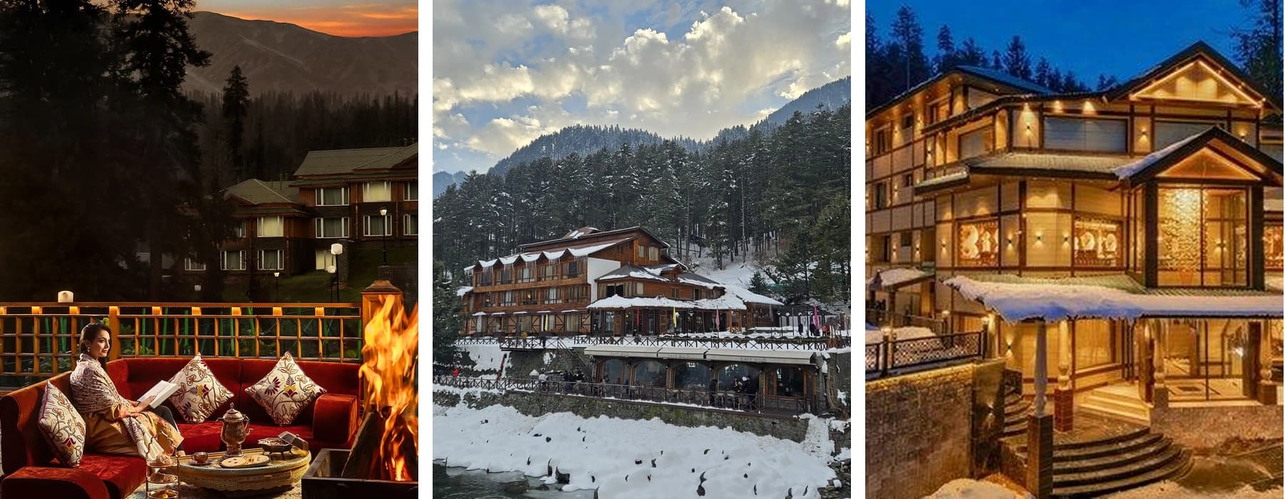 Scenic Dal Lake Houseboats and Mountain Resorts in Kashmir